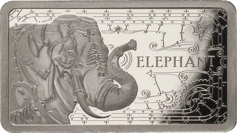 Platinbarren Platinum Legends Mechanical Edition - Elefant
