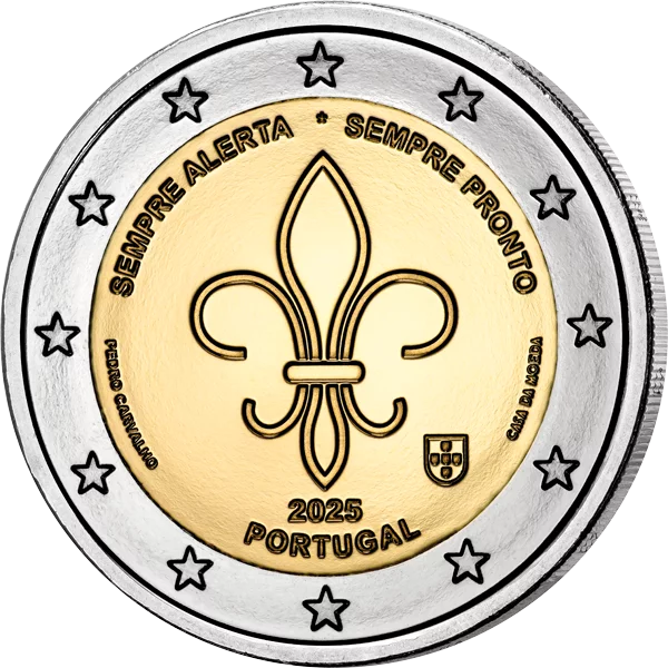 2 Euro Portugal 16. Weltpfadfindertag 2025