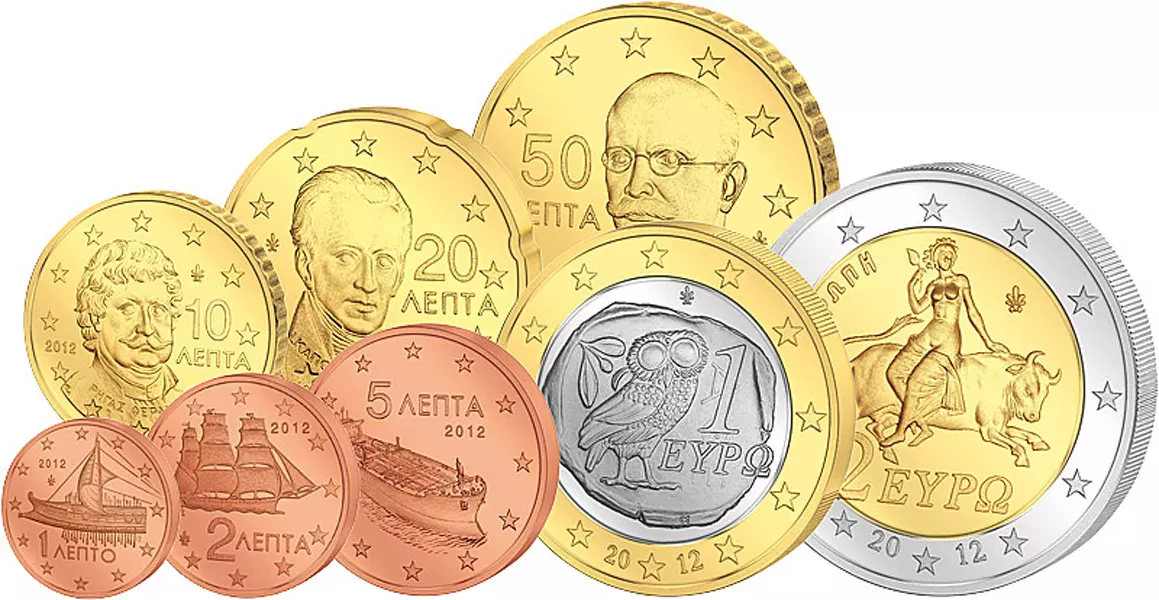 Euro-Kursmünzensatz Griechenland