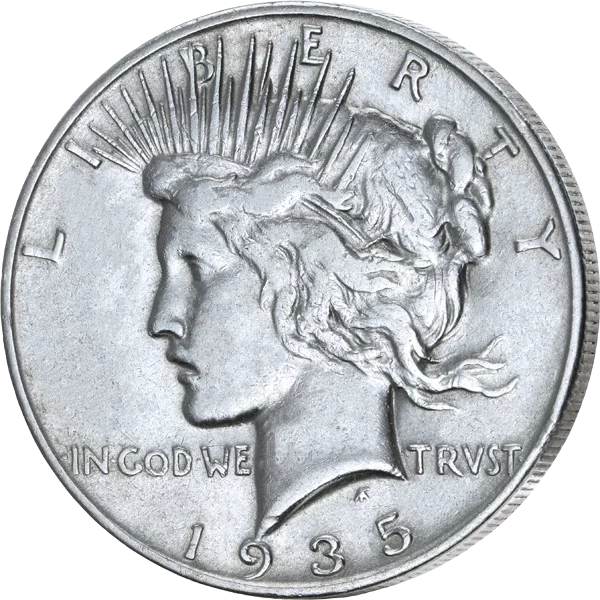 1 Dollar USA Peace 1935 sehr schön bis vorzüglich