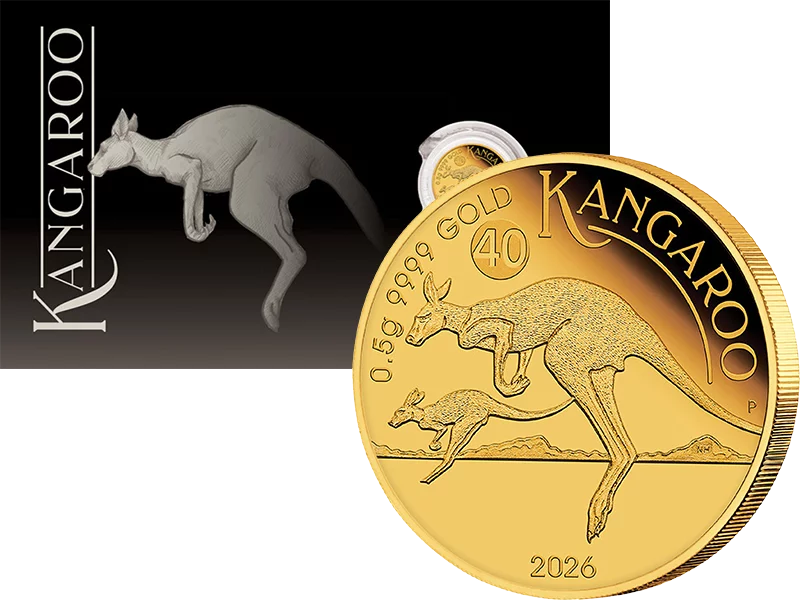 2 Dollars Australien Mini Roo 2026