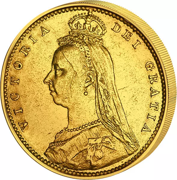 1 Sovereign Großbritannien  Queen Victoria 1887-1893