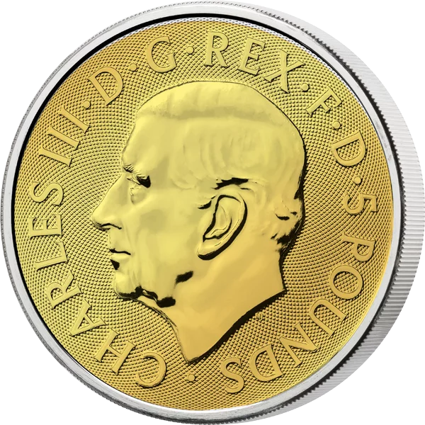 5 Pounds Tudor Beasts - Queens Panther 2025 Triple Gold Edition