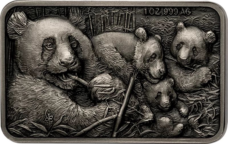 1.000 Francs Benin Tierfamilie Panda 2025