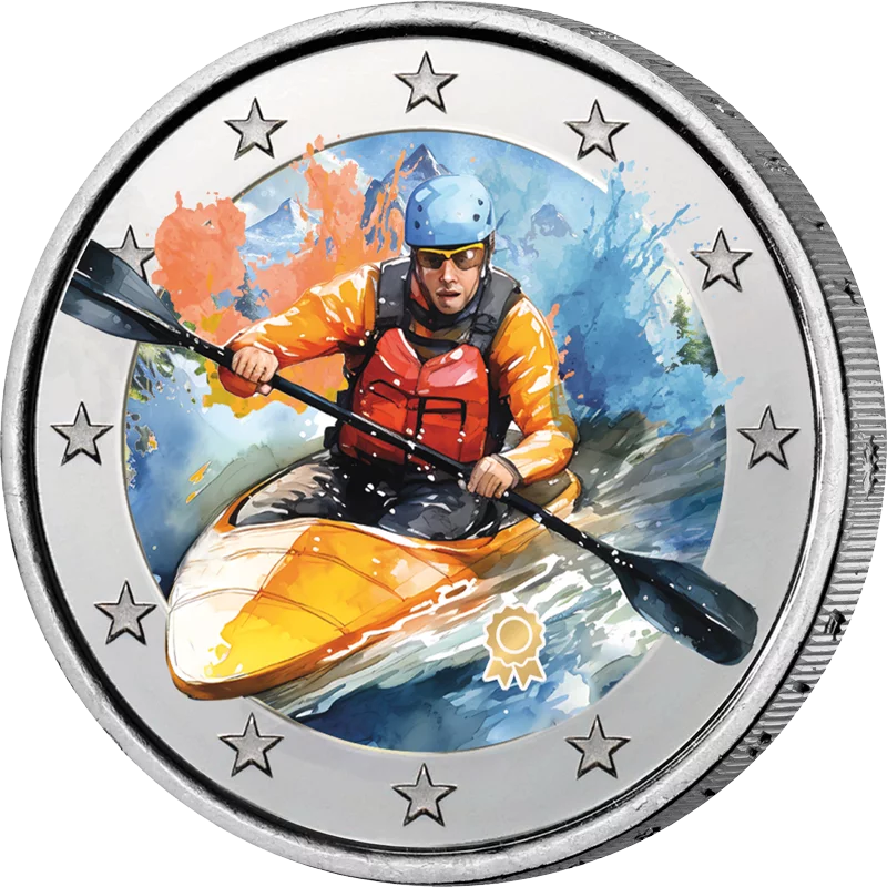 2-Euro-Künstlerausgabe Sport Rudern 2-Euro-Künstlerausgabe Sport Rudern