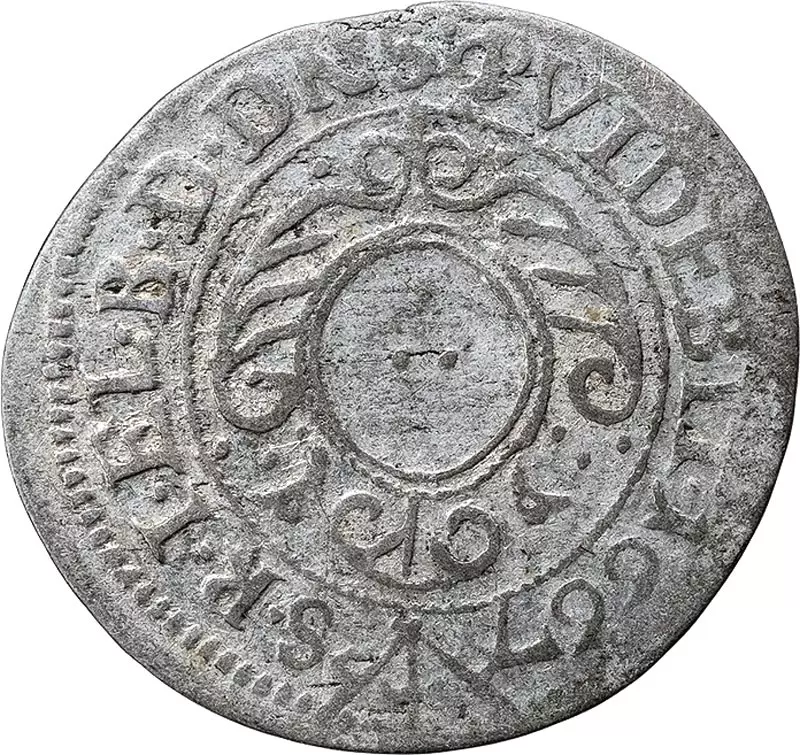 2 Kreuzer Pfalz Kurfürst Karl Ludwig 1660-1673