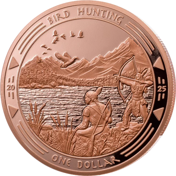 1 Dollar Oglala-Lakota-Siuox Legacy of Sioux - Bird Hunt 2025