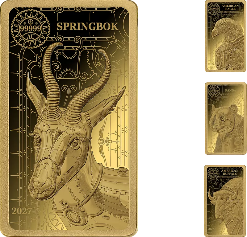 Goldbarren-Kollektion: Worlds Purest Bullion Collection III