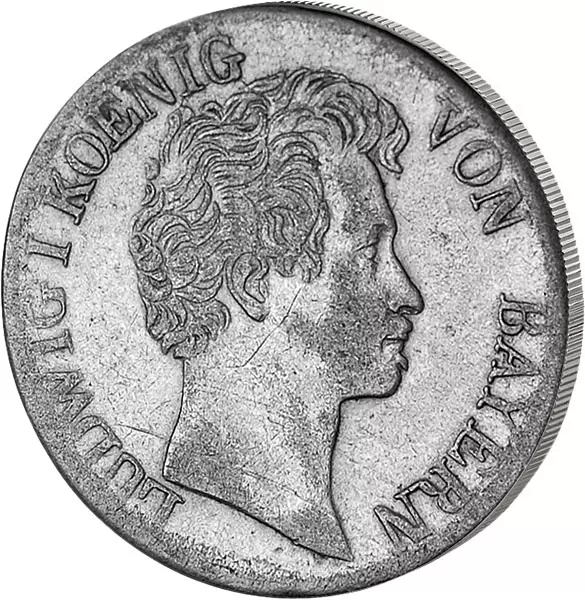 6 Kreuzer Bayern König Ludwig I. 1830-1835