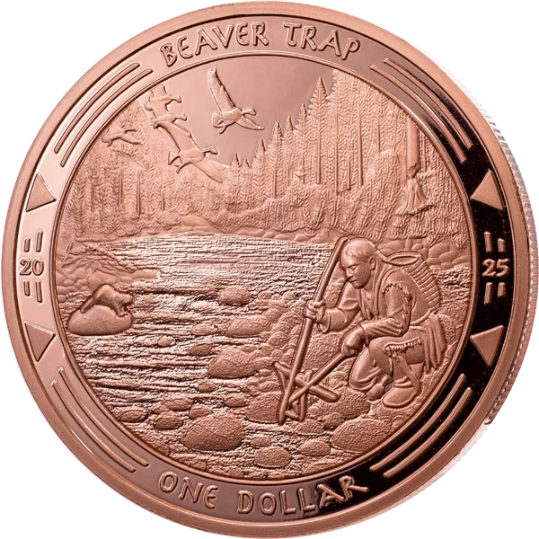 1 Dollar Oglala-Lakota-Siuox Legacy of Sioux - Beaver Trap 2025