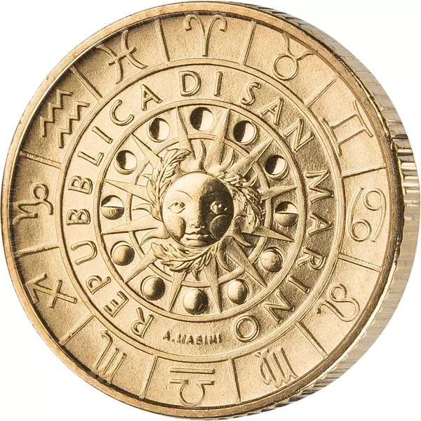5 Euro San Marino Tierkreiszeichen Wassermann 2021
