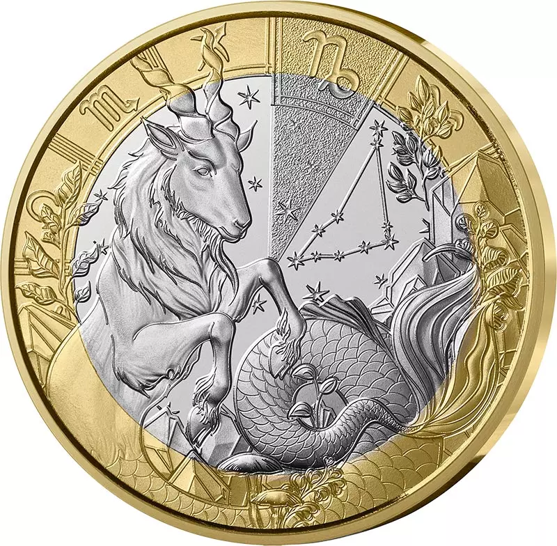 5 Euro Frankreich Sternzeichen - Steinbock