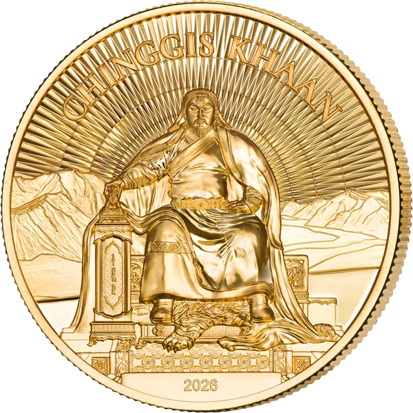 25.000 Togrog Mongolei Chinggis Khaan 2026
