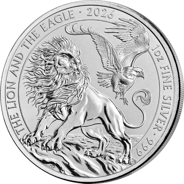 1 Unze Silber Großbritannien Lion and The Eagle 2026