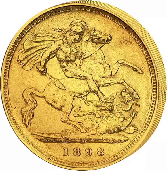 1/2 Sovereign Großbritannien Queen Victoria 1893-1901
