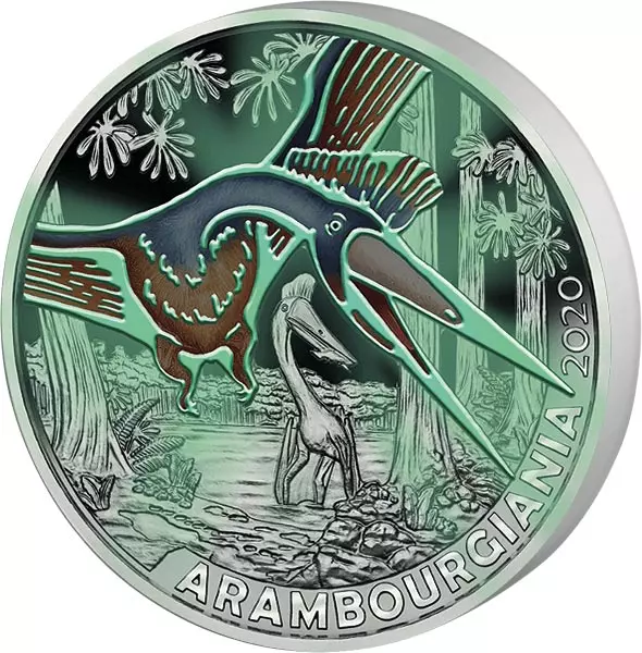 3 Euro Österreich Super-Saurier Arambourgiania 2020