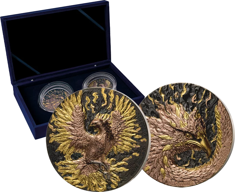 2 x 5.000 Francs Elfenbeinküste Édition Signature - Phoenix 2025
