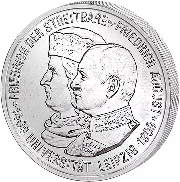 2 Mark Sachsen Universität Leipzig 1909 2 Mark Sachsen Universität Leipzig 1909