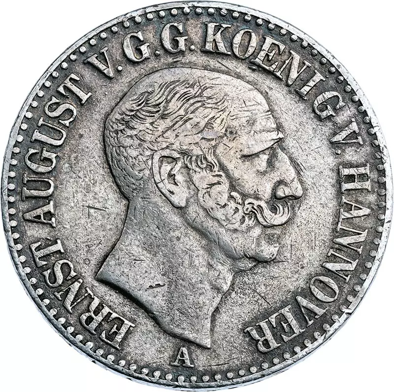 1 Taler Hannover König Ernst August 1848-1849
