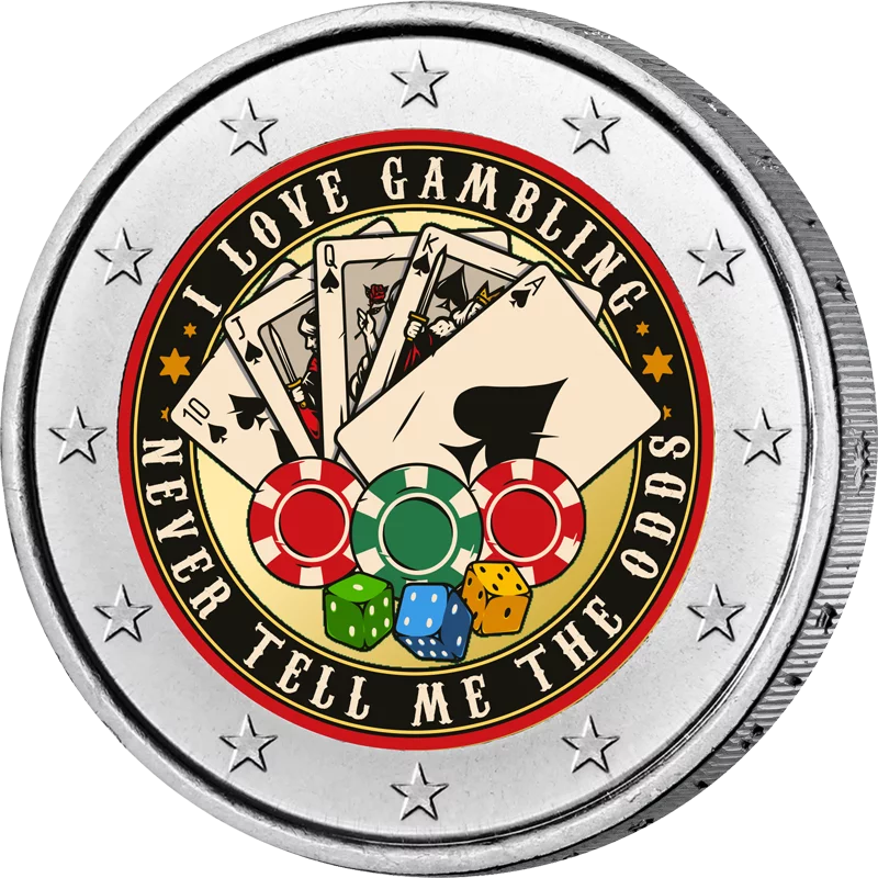 2-Euro-Künstlerausgabe Poker