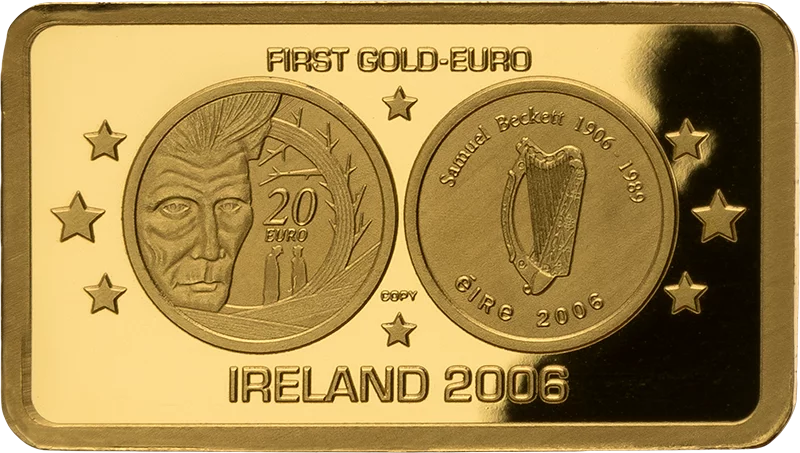100 Francs Elfenbeinküste History of Gold Euros - Irland 2024