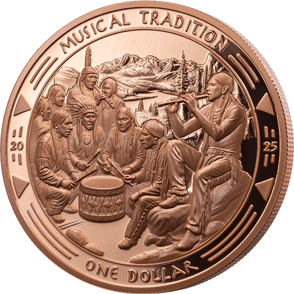 1 Dollar Oglala-Lakota-Siuox Musical Tratition 2025