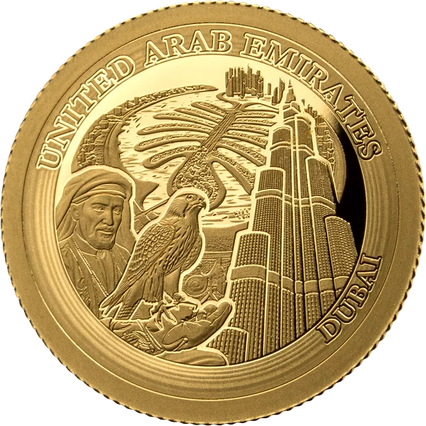 1.000 Francs Gabun Golden Globetrotter - Dubai Arabische Emirate 2026