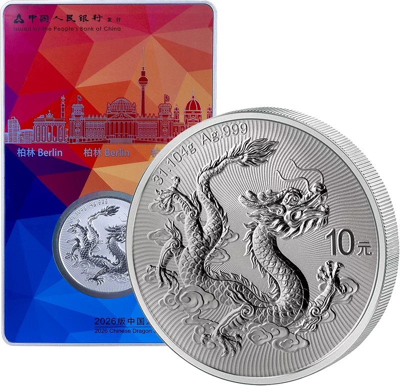 10 Yuan China Chinese Dragon 2026