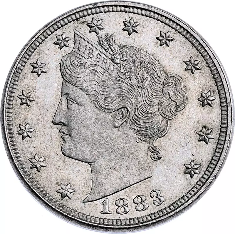 5 Cents USA Liberty Kopf 1883