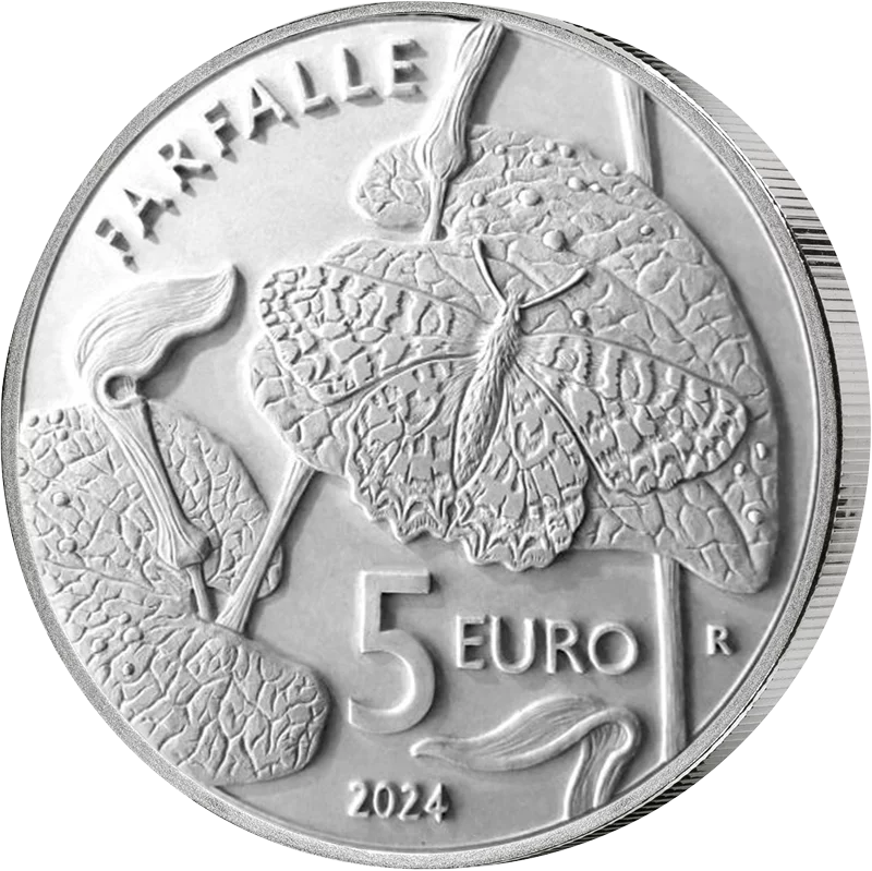 5 Euro San Marino Schmetterlinge 2024