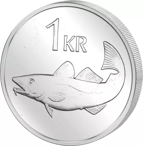 1 Krona - 100 Kronur Kursmünzensatz Island