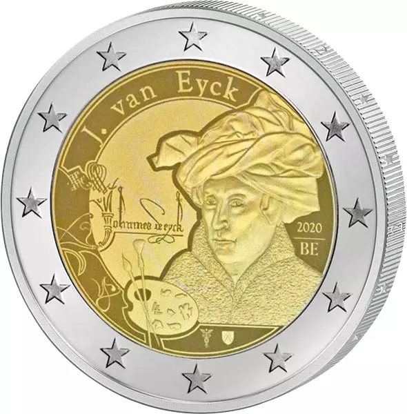 2 Euro Belgien Jan van Eyck 2020
