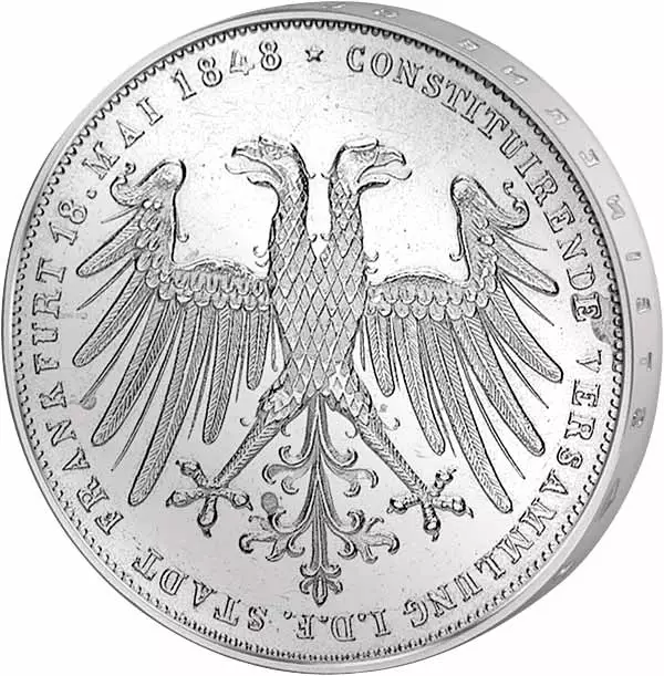 Doppelgulden Frankfurt Erzherzog Johann von Österreich 1848