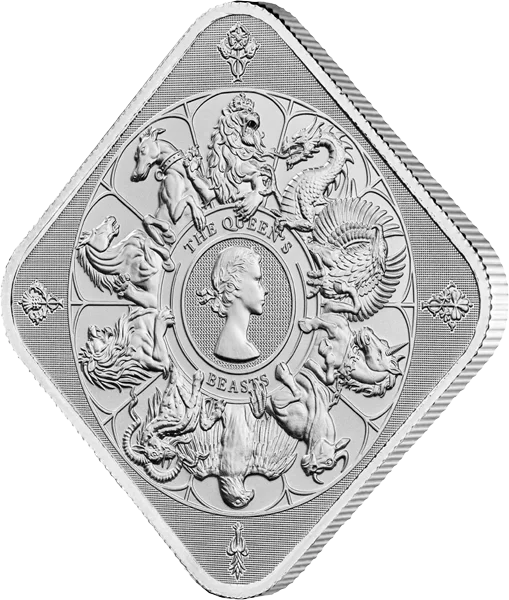 1 Unze Silber Großbritannien The Queen's Beasts