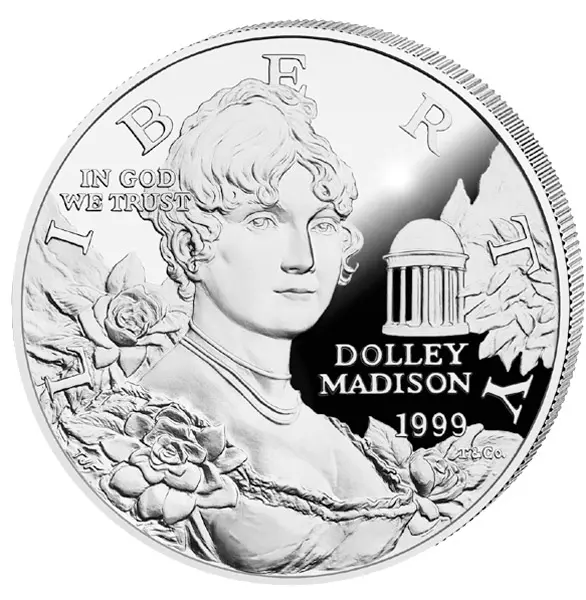 1 Dollar USA First Lady Dolley Madison 1999