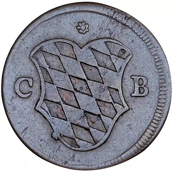 2 Pfennig Bayern Kurfürst Karl Theodor 1786-1796