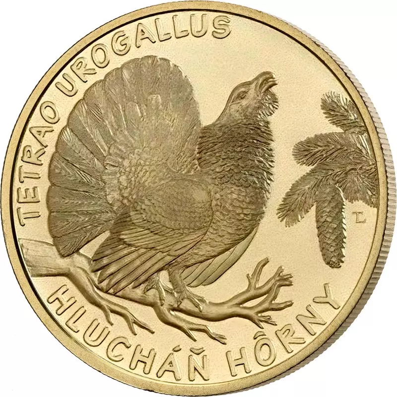 5 Euro Slowakei Flora und Fauna - Auerhuhn 2024