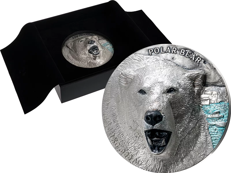 100 Dollars Liberia Polar Bear 2025