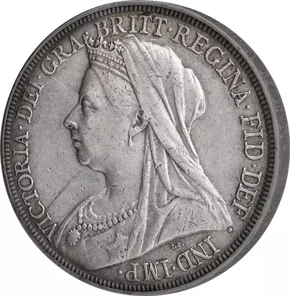 1 Crown Großbritannien Queen Victoria 1893-1900