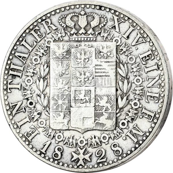 Taler Preußen König Friedrich Wilhelm III. 1827-1828