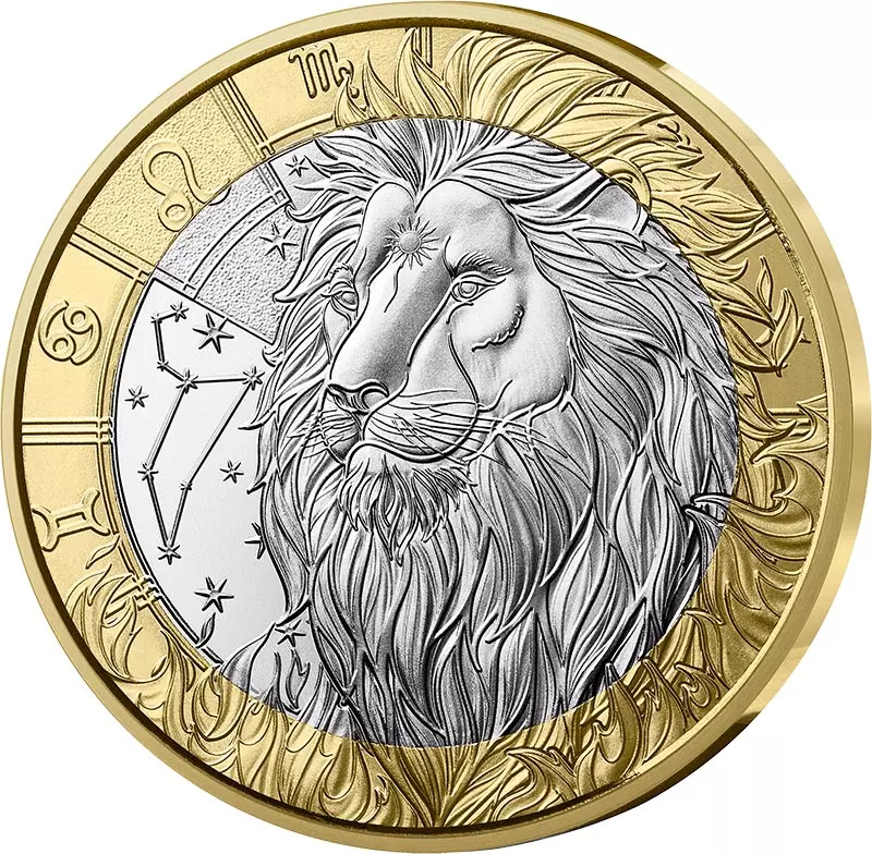 5 Euro Frankreich Sternzeichen - Löwe