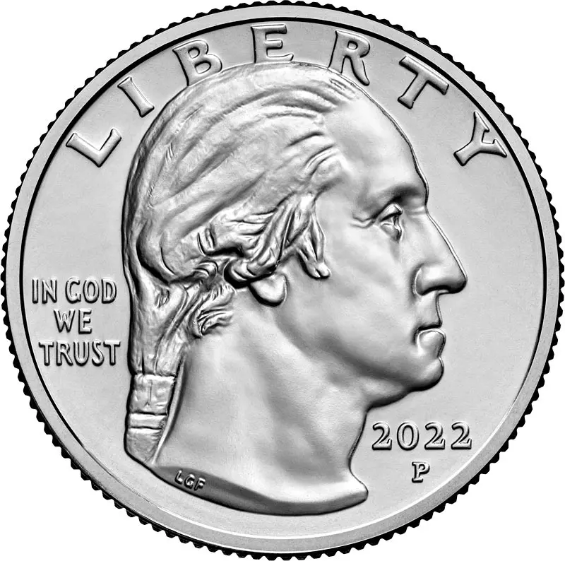 25 Cents USA American Women Quarter - Nina Otero-Warren 2022 25 Cents USA American Women Quarter - Nina Otero-Warren 2022