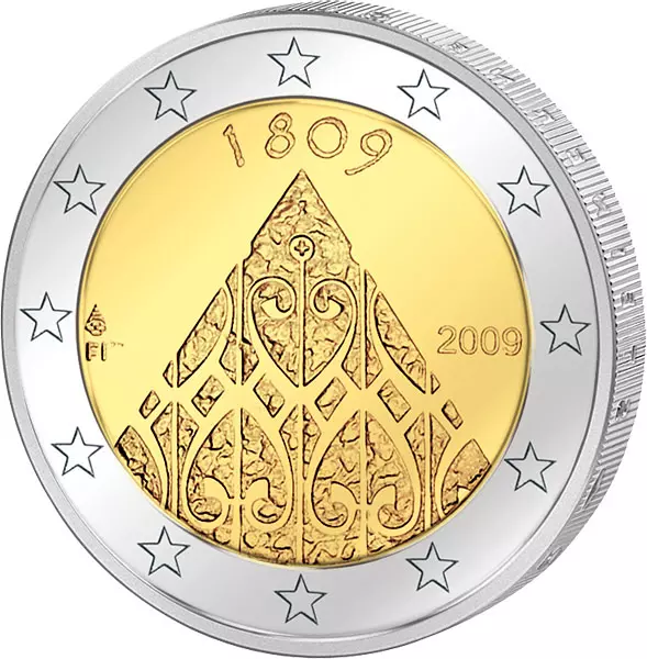 2 Euro Finnland 200 Jahre Landtag zu Porvoo 2009