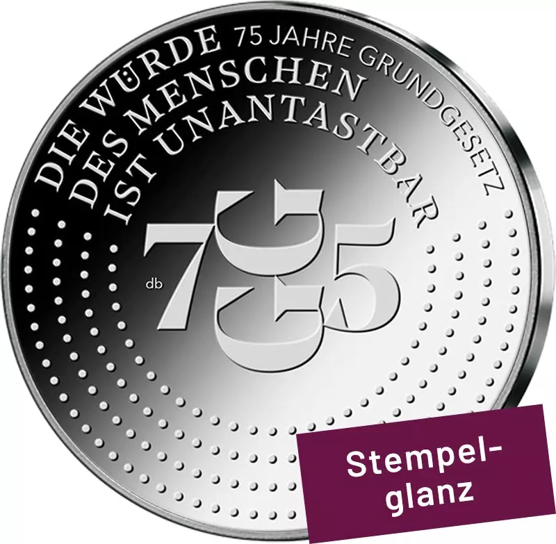 20 Euro BRD 75 Jahre Grundgesetz 2024 Stempelglanz
