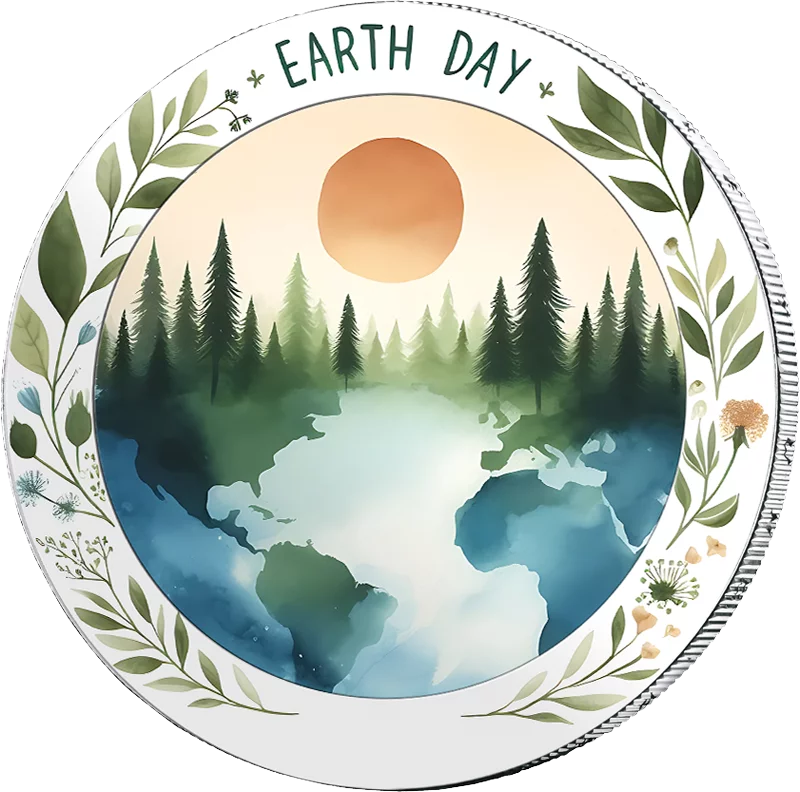 2-Euro-Künstlerausgabe Earth Day