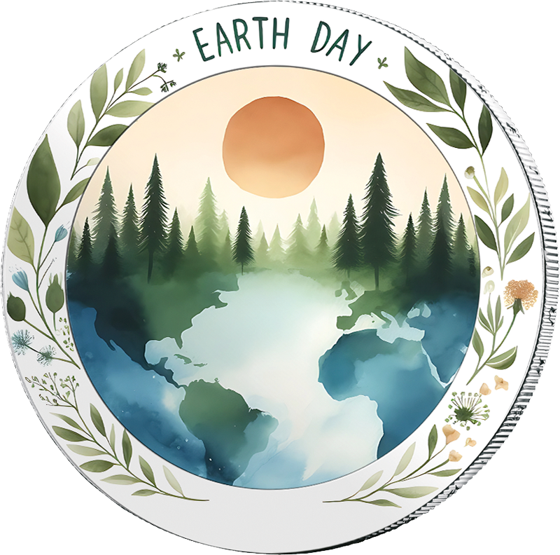 2-Euro-Künstlerausgabe Earth Day