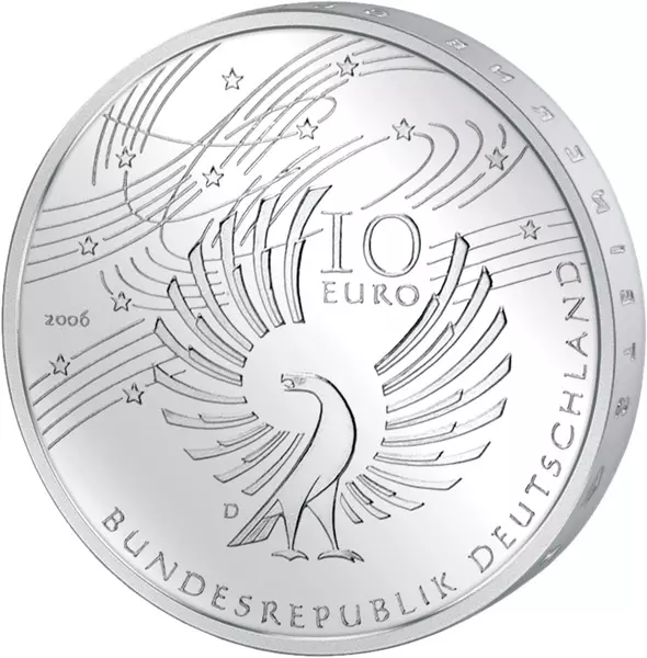 10 Euro BRD 250. Geburtstag Wolfgang Amadeus Mozart 2006 Polierte Platte
