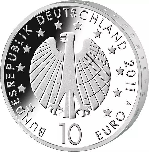 10 Euro BRD Frauenfußball-WM 2011 Stempelglanz