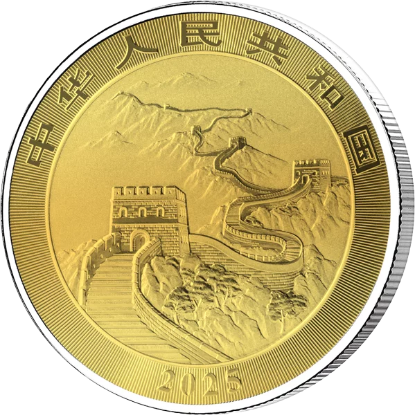 10 Yuan China Chinese Dragon 2025 Triple Gold Edition