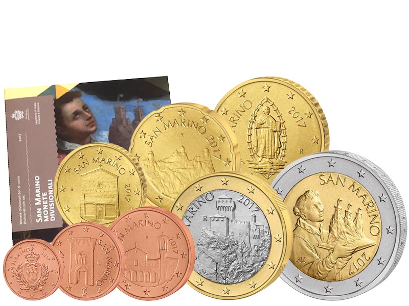 Euro-Kursmünzensatz San Marino 2017